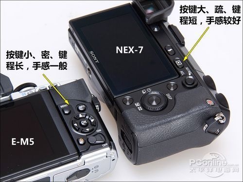 对决！奥林巴斯E-M5/索尼NEX-7对比评测